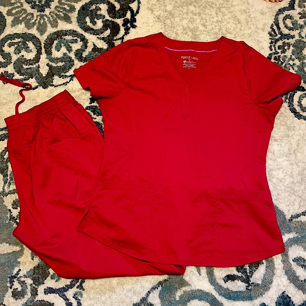 Healing Hands Purple Label Scrub Set